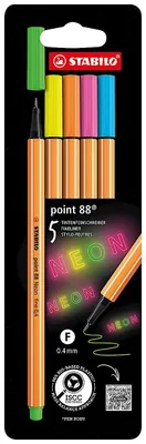 Produktbild von STABILO Filzstifte Pen 68 Neon 5 Stück
