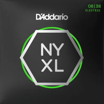 Productafbeelding van D'Addario NYXL0838, Gitaar, Staal, Elektrisch, 6 stuks