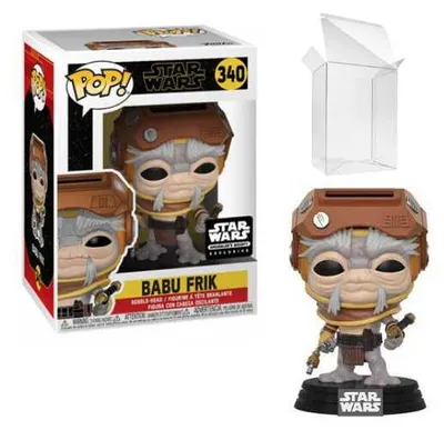 Imagen del producto de Funko Pop! Star Wars - Babu Frik #340 (Edición exclusiva de Smuggler's Bounty)