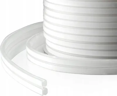 Produktbild von [DQ-PP] 25m Dichtung OMEGA 9x7mm Profil Fensterdichtung Türdichtung Silikon selbstklebend