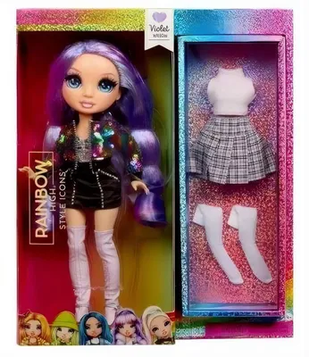 Obrázek produktu pro PANENKA MGA RAINBOW HIGH STYLE ICONS - Violet Willow