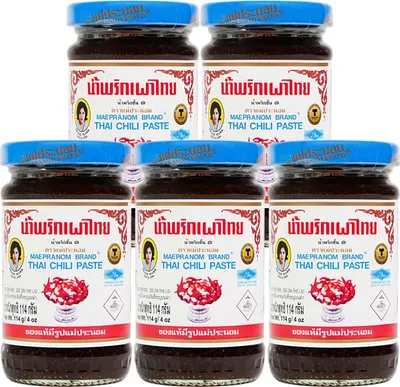 Produktbild von Mae Pranom Nam Phrik Süsse Chilipaste 5x114g