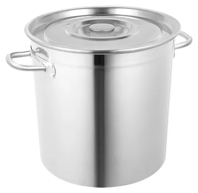Produktbild von Suppentopf, langlebiger Edelstahl, große Kapazität, Silber