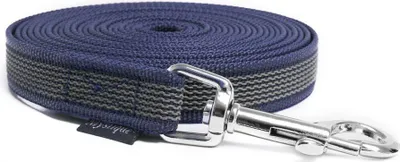 Produktbild von Mystique® Gummierte Schleppleine 20mm ohne Handschlaufe Standard Karabiner royal blau 20m