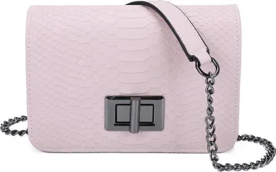 Produktbild von Gallantry Crossbody Tasche Clutch Abendtasche in Rosa mit 3 Innenfächern und Reißverschluss, H: 13,5 cm, B: 20 cm, D: 7,5 cm