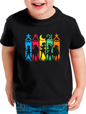 Produktbild von BaumwolleCloud Choose your Sailor Kinder T-Shirt anime manga cosplay crystal