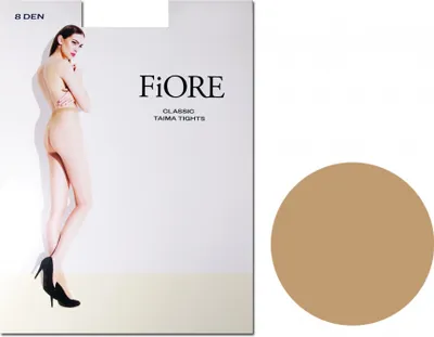 Produktbild von Glatte dünne Damenstrumpfhose 8 den Fiore Taima Licht Natürlich 2