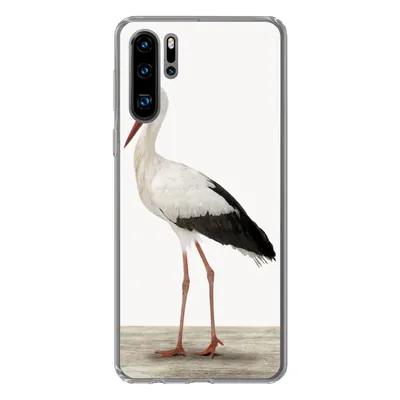 Produktbild von MuchoWow® Handyhülle Schutzhülle Hülle für Huawei P30 Pro Storch - Vogel - Tiere - Jungen - Kinder - Mädchen Silikon Softcase Handy Hülle - Schutzdeckel