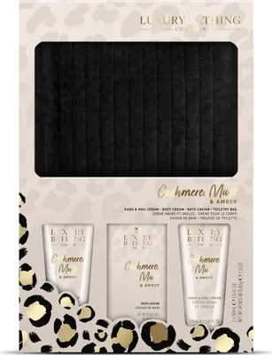Productafbeelding van Cashmere, Muskus & Amber verzorgingsset, 4-delig