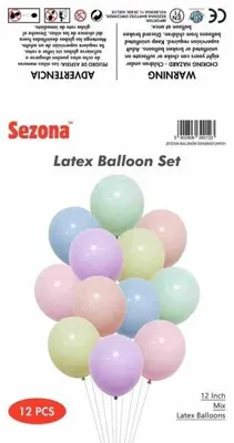 Produktbild von 12 Ballons - Saisonkollektion