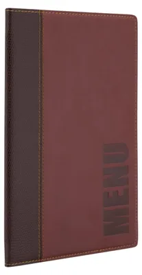 Produktbild von Securit Menu TRENDY A5, bordeauxrot