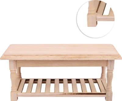 Produktbild von Umweltfreundliches Holzmodell, Mini Möbel, für Esszimmer Haus