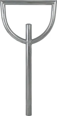 Produktbild von Fahrradanlehnbügel 115 x 56 cm Stahl feuerverzinkt Ø 60 mm zum Einbetonieren Fahrradständer Typ D