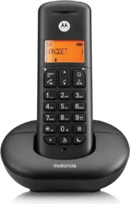 Image de Téléphone Fixe Sans Fil Motorola E212 Noir