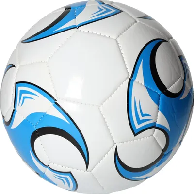 Image de Ballon de football bleu et blanc pour les enfants jouant à l'extérieur