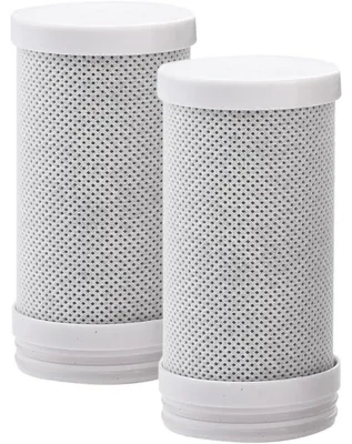 Image de 2 éléments filtrants pour robinet de filtration d'eau, éliminent le plomb, le chlore et les métaux lourds, filtration en 13 étapes