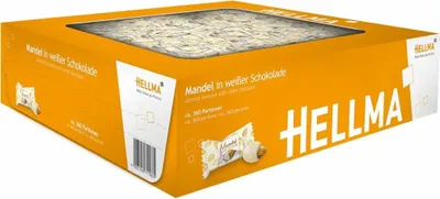 Zdjęcie produktu dla Hellma migdał w białej czekoladzie 864g