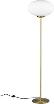 Obrázek produktu pro TRIO 463100108 FOMENTO stojacia lampa V1500mm 1xE27 mosadz matná, biela