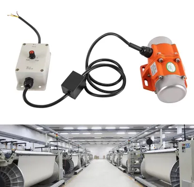 Zdjęcie produktu dla Silnik wibracyjny HY-100 - 100W - 220V - zgodny z normami UE - 3000 obr./min - z regulacją prędkości - przemysłowy silnik wibracyjny - kolor pomarańczowy