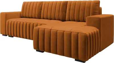 Produktbild von MIRJAN24 Ecksofa Kenozi, Sofagarnitur, Eckcouch Couch mit Bettkasten und Schlaffunktion, L-Form Sofa (Farbe: Manila 31, Seite: Rechts)
