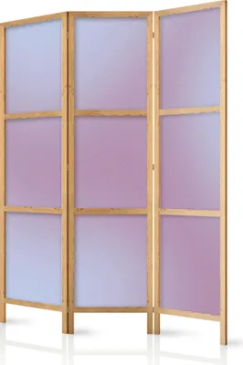 Produktbild von 3-teiliger Einseitiger Vlies Japanischer Paravent - Complex Gradient - Gradient Composition in Nostalgic Colors. 135x172 cm Muster f-B-10157-bh-a