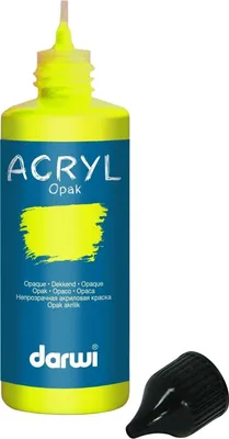 Zdjęcie produktu dla Darwi Opak Farba akrylowa Dark Yellow 80 ml 1 szt.