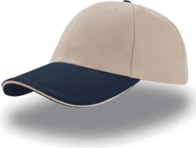 Produktbild von Atlantis  | Liberty Sandwich Cap / Kappe / Mütze / Hut - Farbe: Natural/Navy/Navy - Größe: One Size