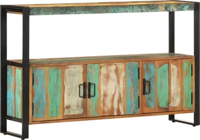 Zdjęcie produktu dla The Living Store Kredens 120x30x75 cm Altholz Massiv