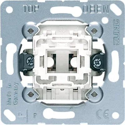 The back of a JUNG light switch mechanism.