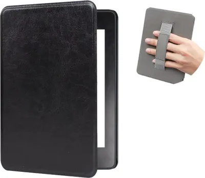 Obrázek produktu pro Etui Kožená rukojeť Kindle Paperwhite 6/ Colorsoft/ Signature Edition - černá