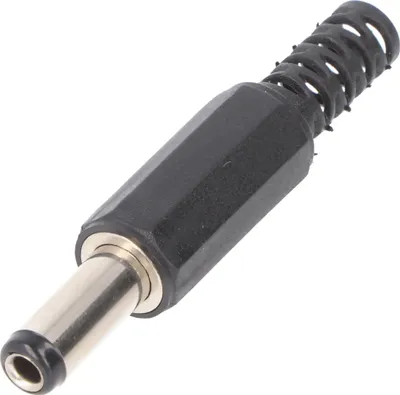 Produktbild von Goobay DC-Stecker mit Knickschutz - Bohrung 2,5 mm x 5,5 mm