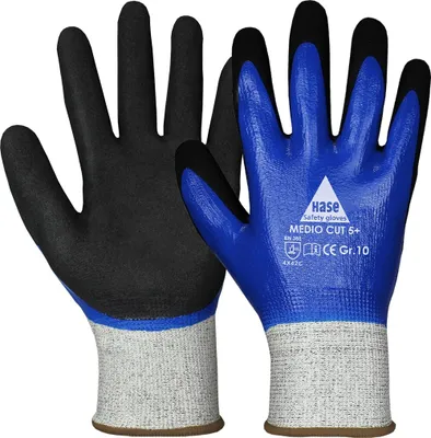 Produktbild von Hase Montagehandschuhe Medio Cut Level 5+ Größe 10, Dyneema 10 Stk