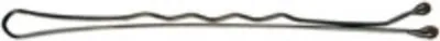Produktbild von Comair Haarklemmen PF 500St 48mm braun Pretty Fashion gewellt Hair gri