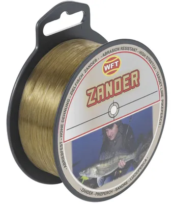 Produktbild von WFT Zielfisch Zander 0,25mm 5,8kg 500m braun - monofile Angelschnur