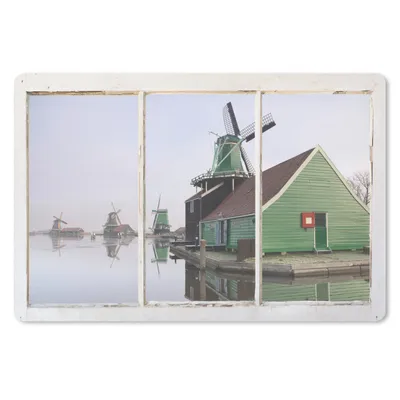 Produktbild von MuchoWow® Mauspad Mousepad Aussicht - Mühle - Wasser 27x18 cm - Mousepads - Maus Mat - Pad - Mausunterlage - Büroartikel - Desk Matten