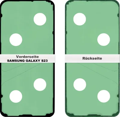 Produktbild von Samsung Galaxy S23 SM-S911 Akkudeckel Rahmen Kleber Dichtung Backcover Adhesive Glue