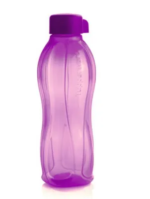 Image de TUPPERWARE To Go Eco 1,0 L  violet foncé BOUTON TOURNANT Gourde EcoEasy