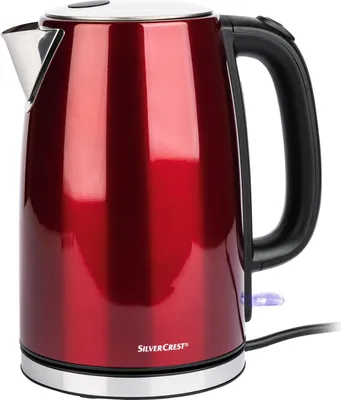 Produktbild von SILVERCREST Wasserkocher Wassererhitzer Teekocher EDS "SWKE 3100 D1" Rot 3100 W