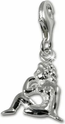 Produktbild von SilberDream Charm Anhänger Jungfrau Sternzeichen 925 Echt Silber FC7109