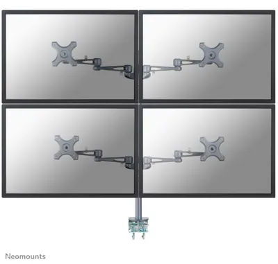 Obrázek produktu pro Neomounts FPMA-D935D4, Svorka, 6 kg, 25,4 cm (10"), 68,6 cm (27"), 100 x 100 mm, Stříbrná