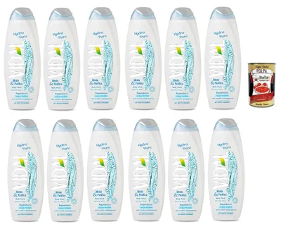 Produktbild von Vidal Bagnoschiuma Hydra Pure Schaumbäder Bades bath shower foam 12x 500 ml Pflege und Reinigung des Körpers + Italian Gourmet polpa 400g