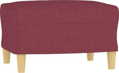 Obrázek produktu pro vidaXL Podnožka Vínově červená 60x50x41 cm Látka