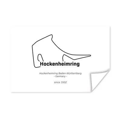 Produktbild von MuchoWow® Poster F1 - Hockenheim - Rennstrecke 120x80 cm - Bilder