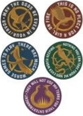 Zdjęcie produktu dla The Hunger Games: Mockingjay Icon Stickers - Sticker Set of 5