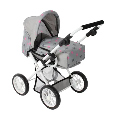 Produktbild von Bayer Chic 2000 Kombi-Puppenwagen Leni 560-37 in Sternchen grau
