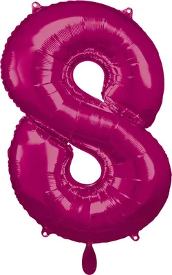 Produktbild von Amscan 9907291, Spielzeugballon, Folie, Pink, Anzahl, 58 cm, 5 Stück(e)