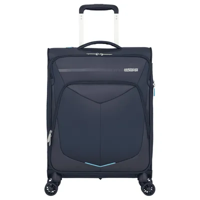 Produktbild von 55 cm summer funk erweiterbarer koffer mit blauem usb-anschluss american tourister