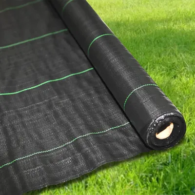 Imagen del producto de Tela antihierbas estabilizada contra los rayos UV, 2 m x 5 m, para cubrir el suelo, control de malezas para jardín