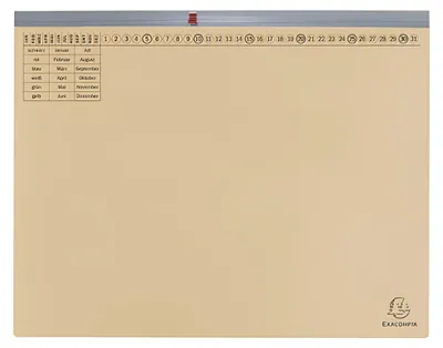 Immagine prodotto di Exacompta 370222B 25x Hängehefter Exaflex Karton chamois