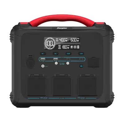 Produktbild von Energizer PPS1100W2F - Tragbares 1102-Wh-Ladegerät mit 2400 W reinem Sinus-Wechselstrom, 100 W PD-Schnellladung, USV Notstromversorgung und Solarstrom